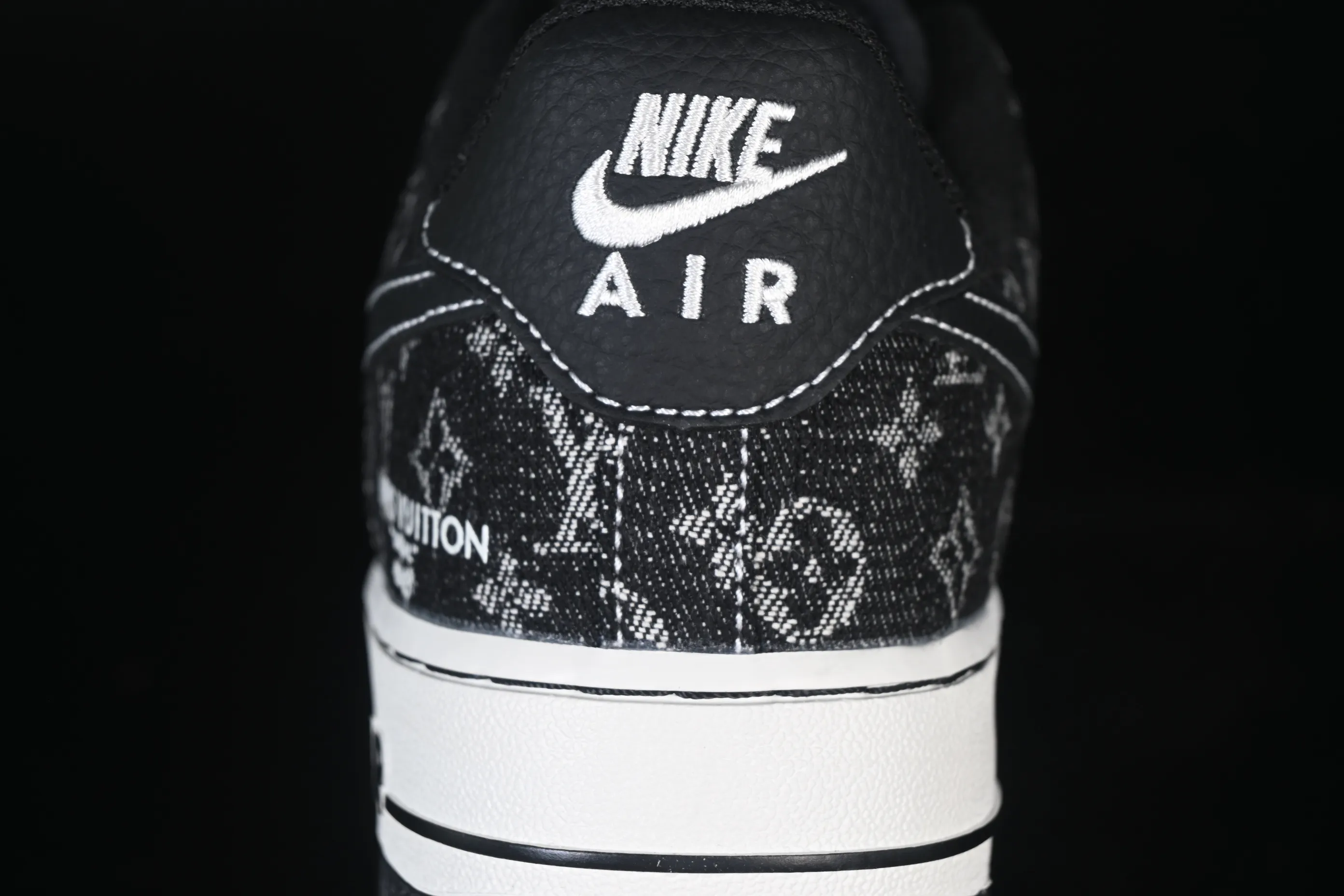 All categories Nk Air Force 1 Air Force series Nk Air Force 1 Low Air Force low-top Nike Air Force 1'07 Low LV joint white and black denim Air Force 1 low-top casual sneakers NH0601-579